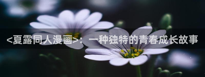 香蕉漫画免费进入：<夏露同人漫画>：一种独特的青春成长故事